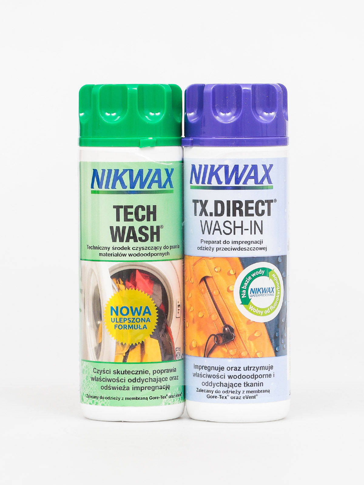 Nikwax Zestaw pielęgnacyjny Twin Tech Wash Tx Direct Wash In Środki piorące i impregnaty (2x300ml)