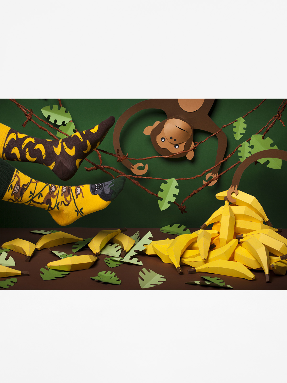 Many Mornings Monkey Business Zokni (yellow/green/brown)