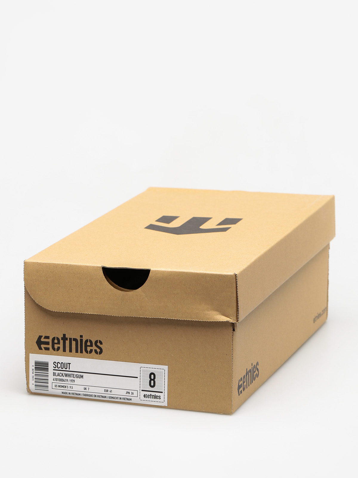 Etnies Scout Cipők (black/white/gum)
