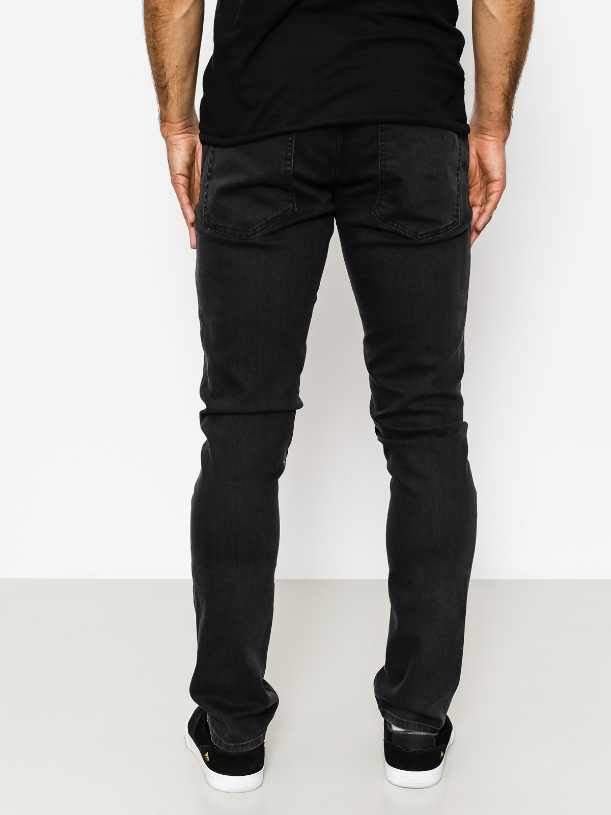 Volcom 2x4 Denim Kisnadrág (ink black)