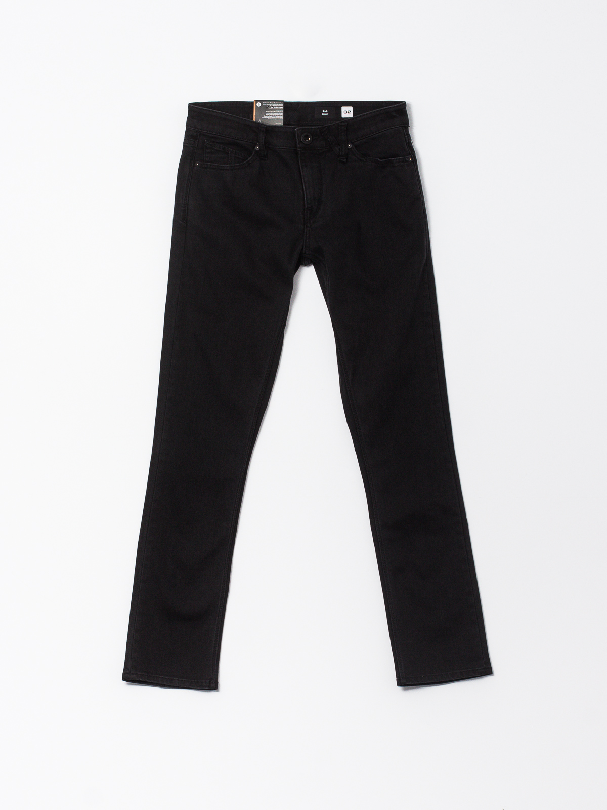 Volcom 2x4 Denim Kisnadrág (ink black)