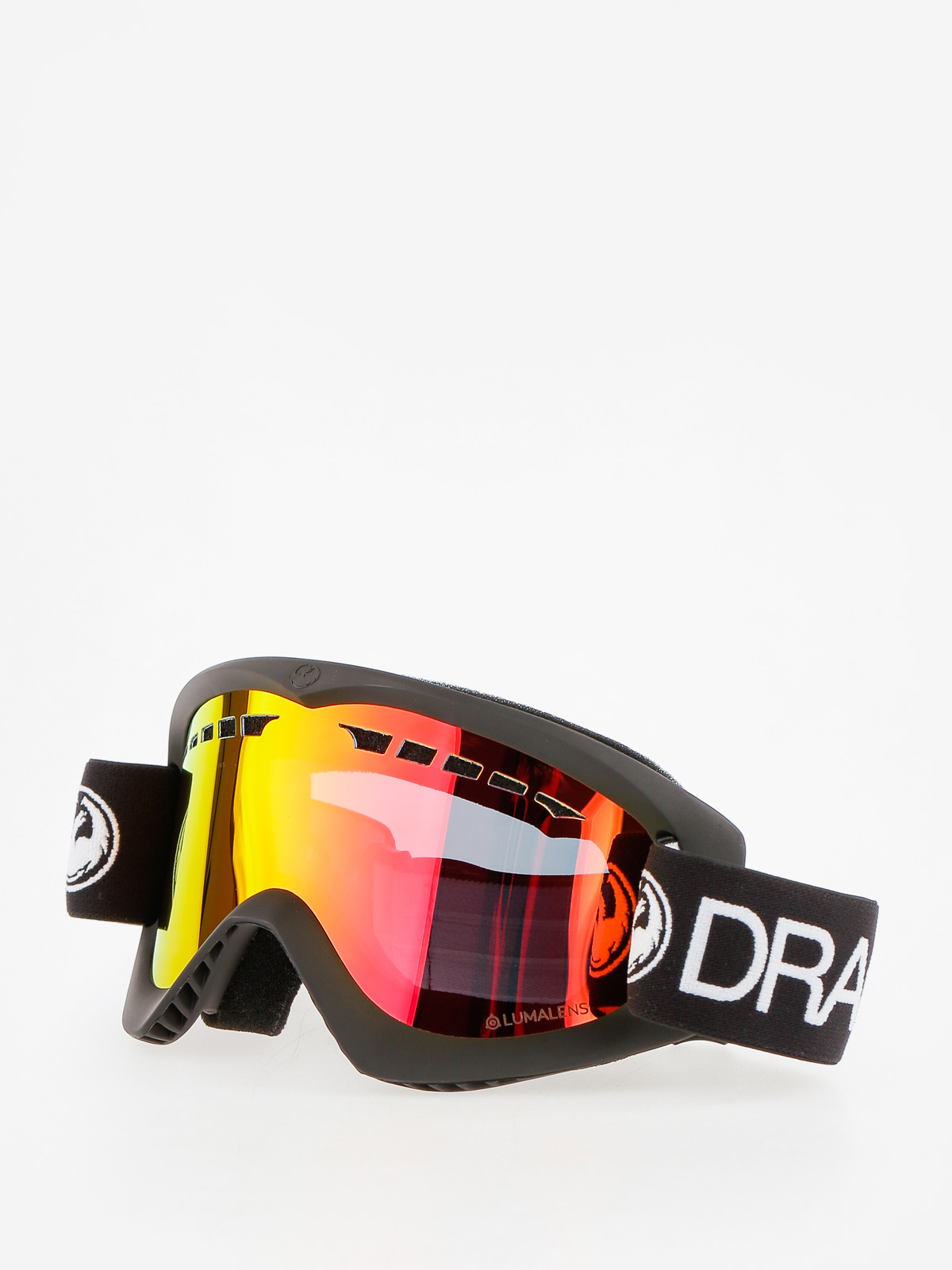 Dragon DX Snowboard szemüveg (black/lumalens red ion)