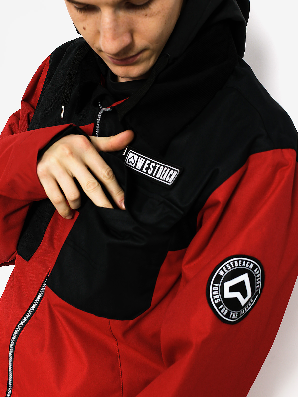 Férfi Westbeach Dauntless Jacket Snowboard dzseki (chilli red/black)