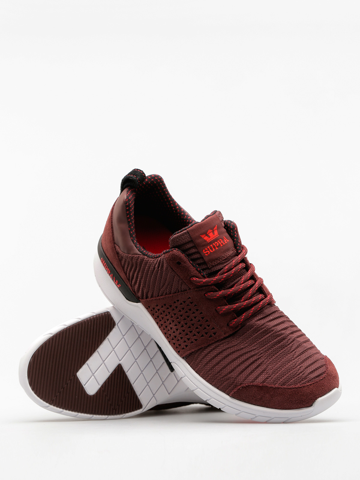 Supra Scissor Cipők (mahogany/white)