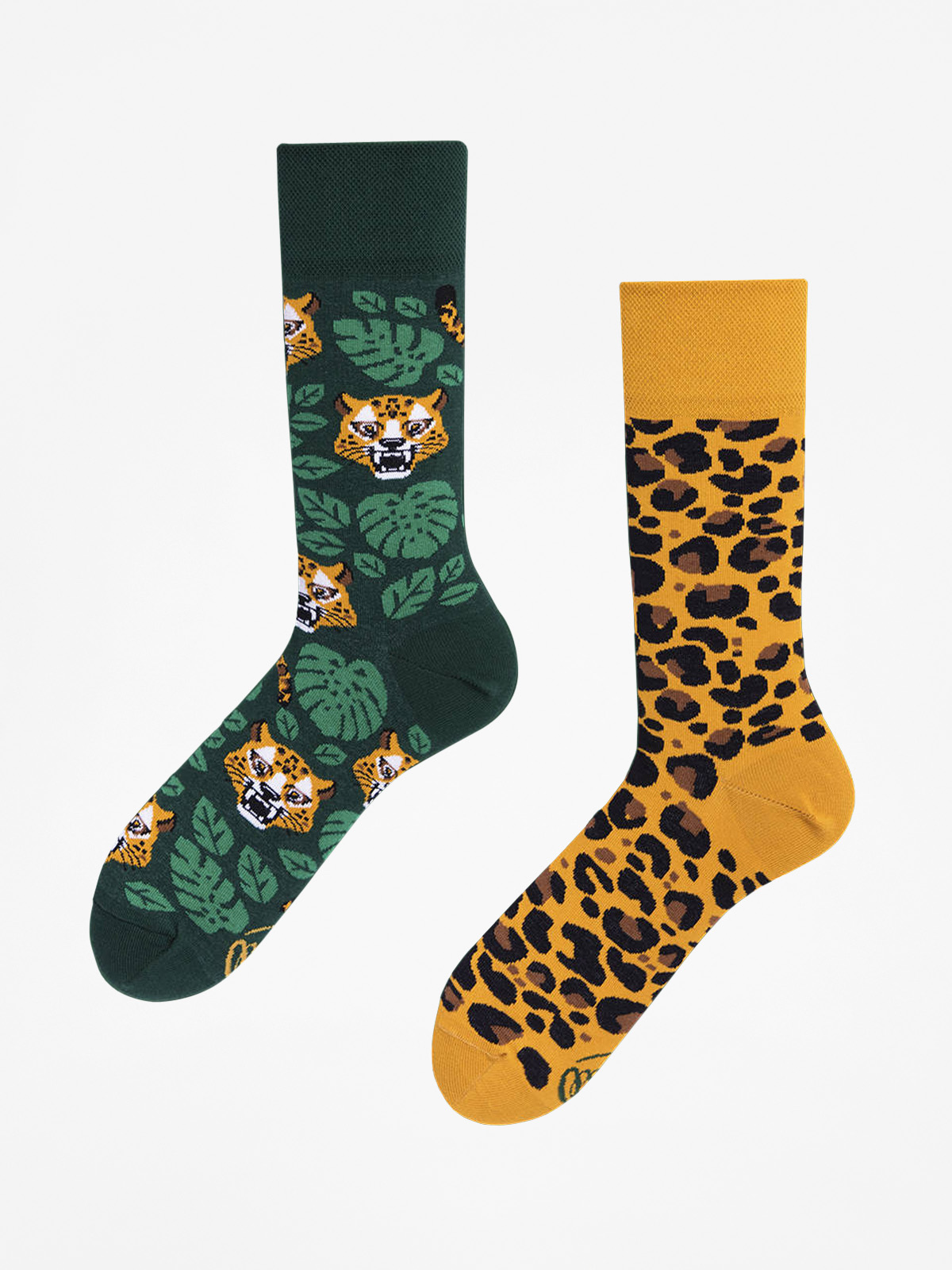 Many Mornings El Leopardo Zokni (green/yellow)