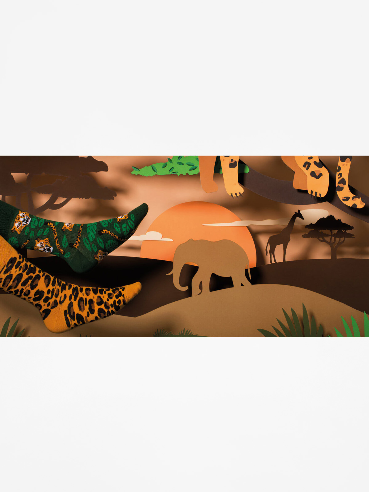 Many Mornings El Leopardo Zokni (green/yellow)