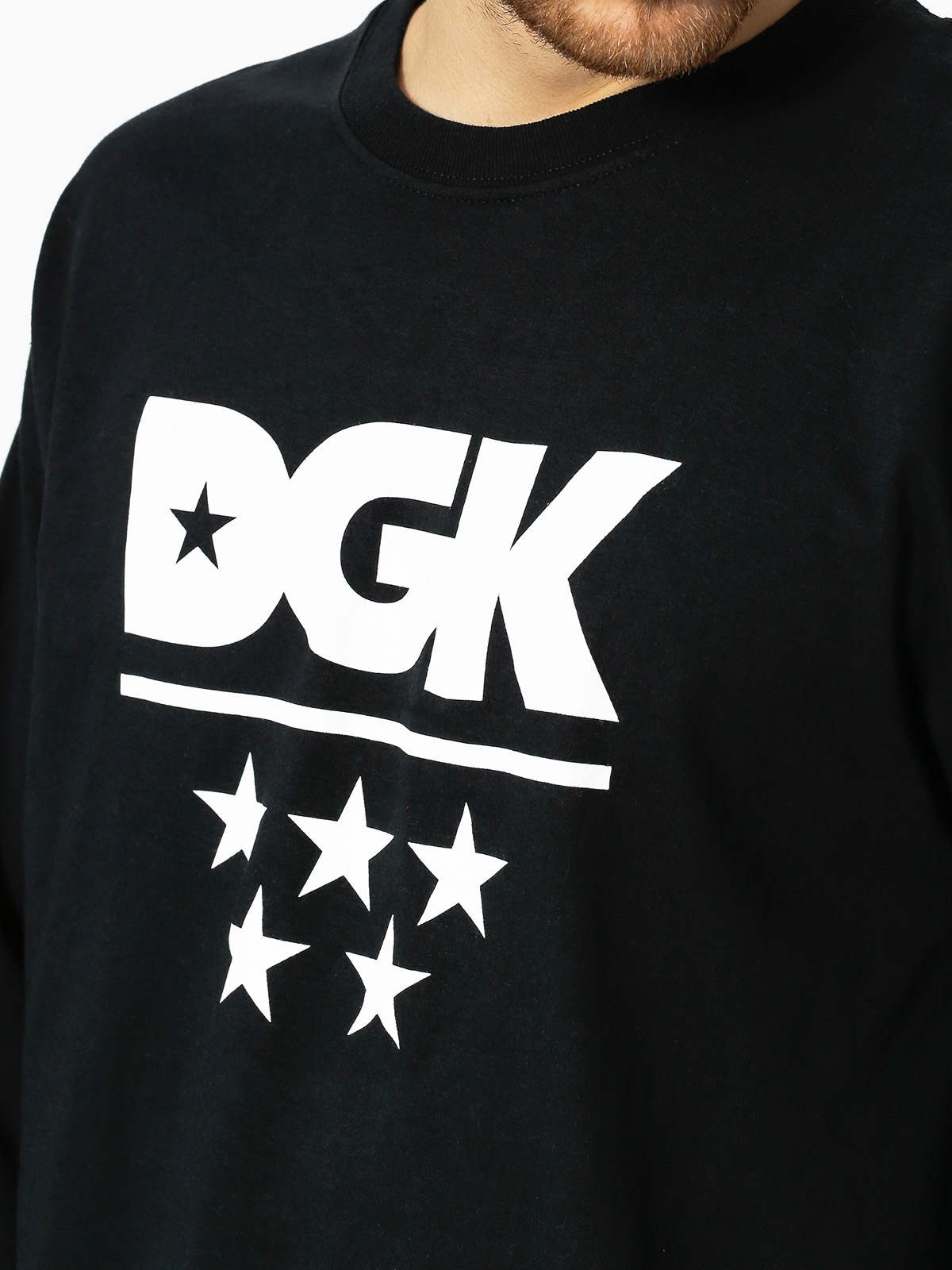 Hosszú ujjú felső DGK All Star (black)