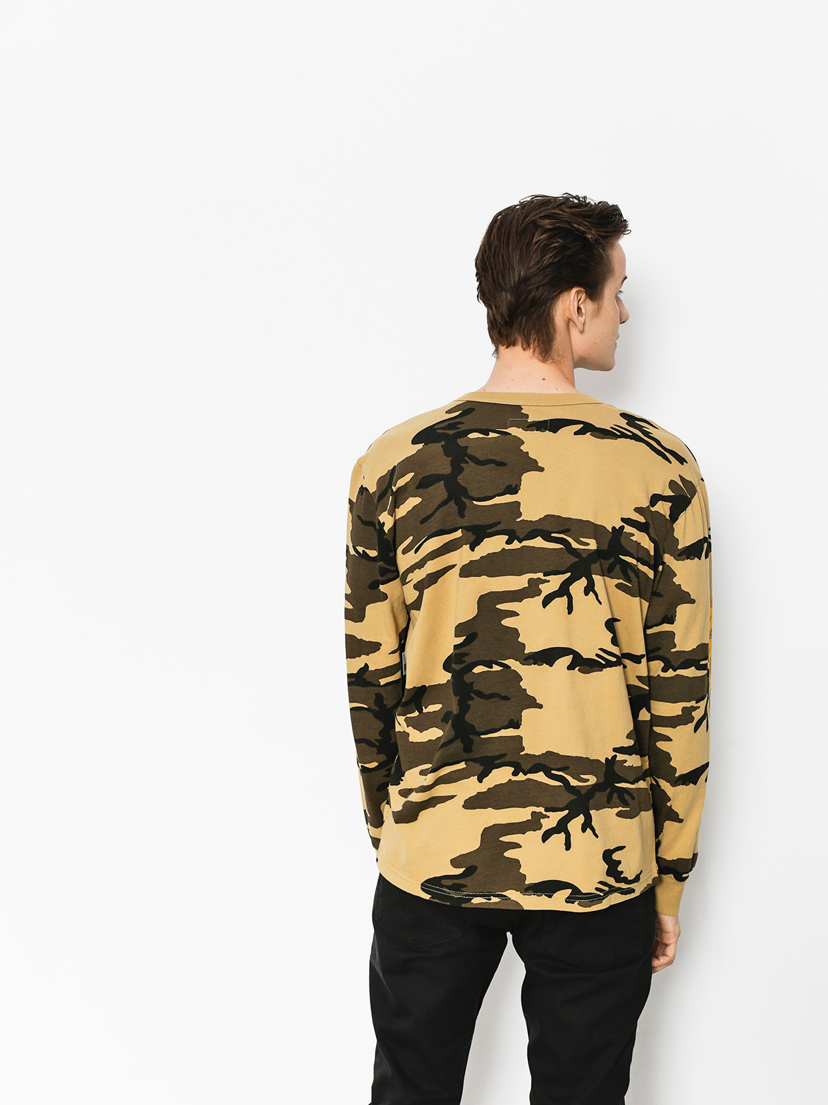 Brixton Fang Knit Hosszú ujjú felső (camo)