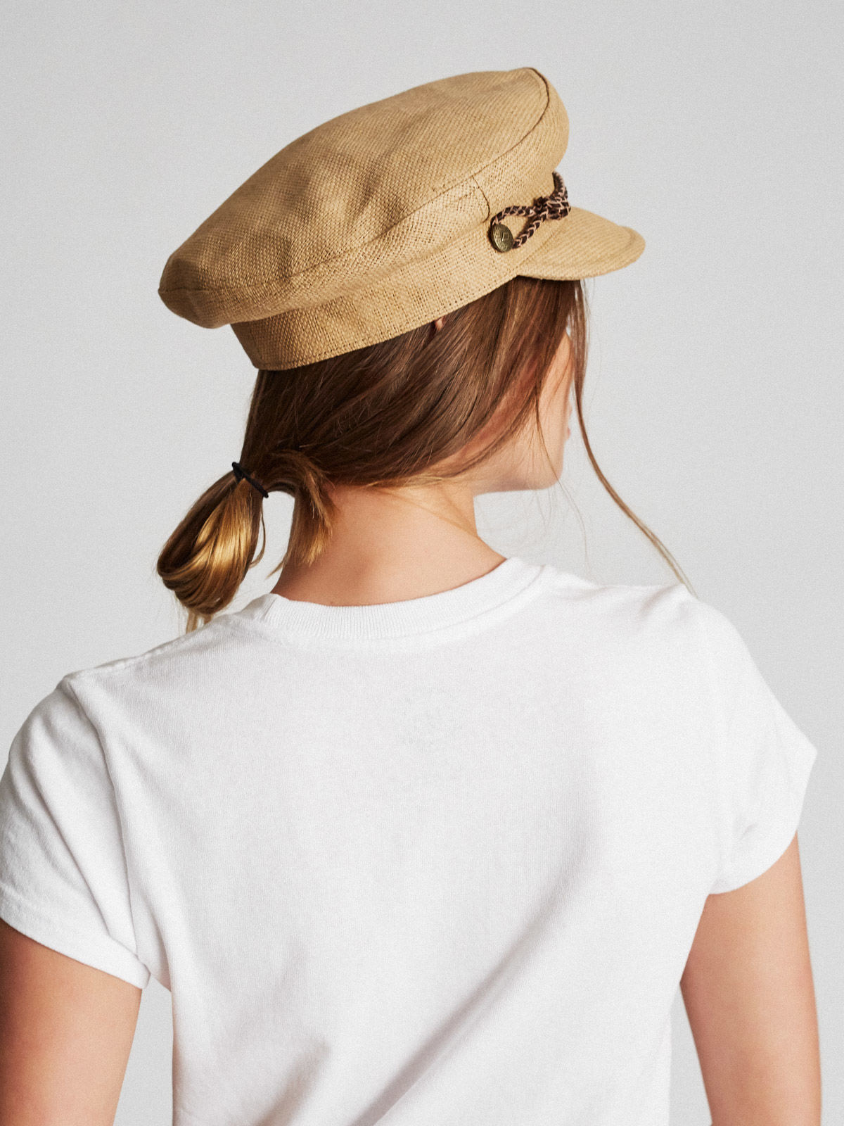 Brixton Kayla Straw Wmn Flat cap (tan)