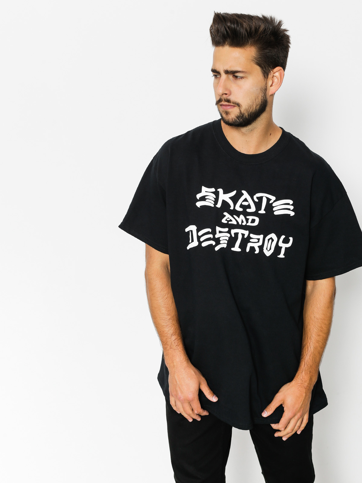 Thrasher Skate And Destroy Ujjatlan felső (black)