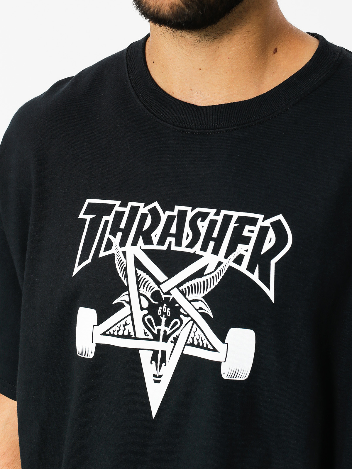Thrasher Skate Goat Ujjatlan felső (black)