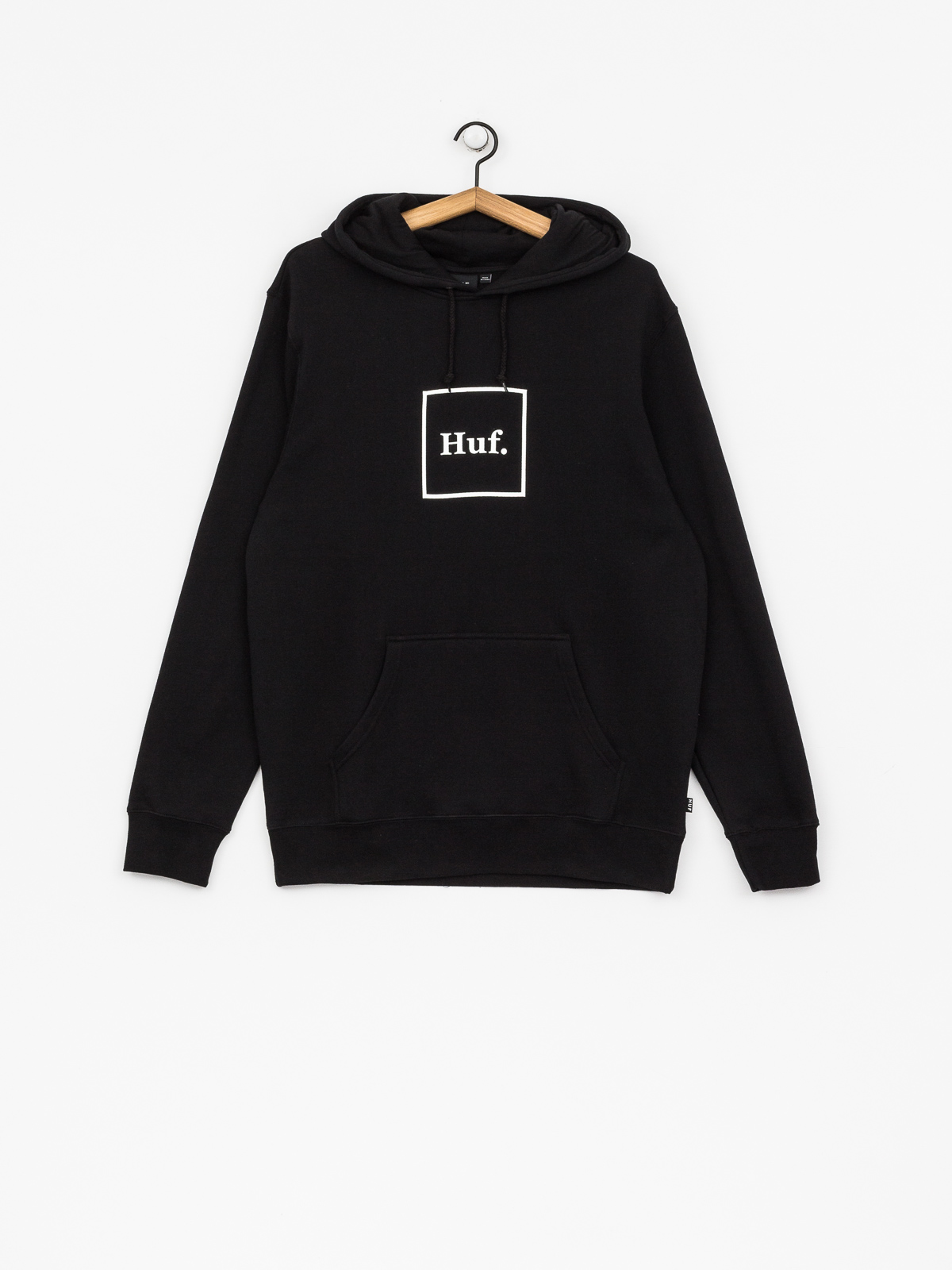 HUF Box Logo HD Kapucnis pulóver (black)