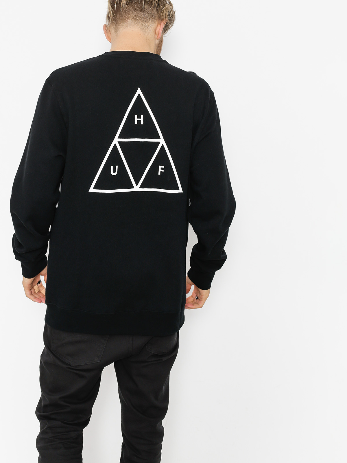 HUF Essentials TT Pulóver (black)