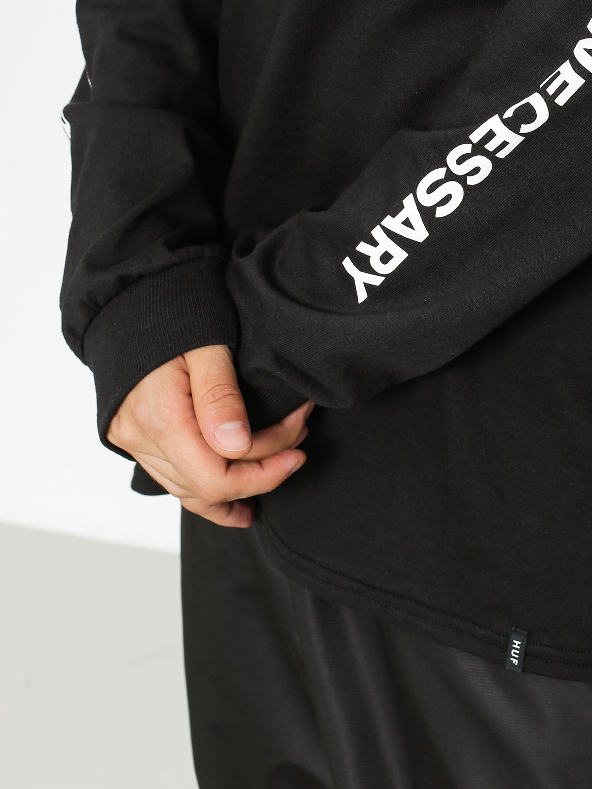 HUF Essentials TT Hosszú ujjú felső (black)