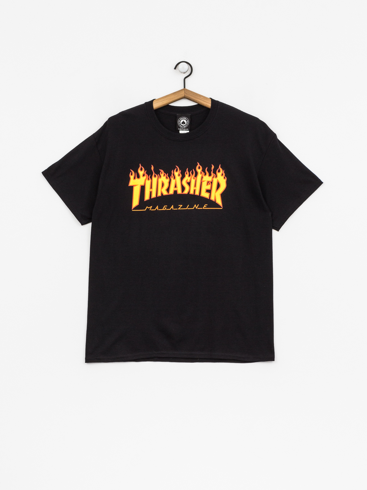 Thrasher Flame Logo Ujjatlan felső (black)