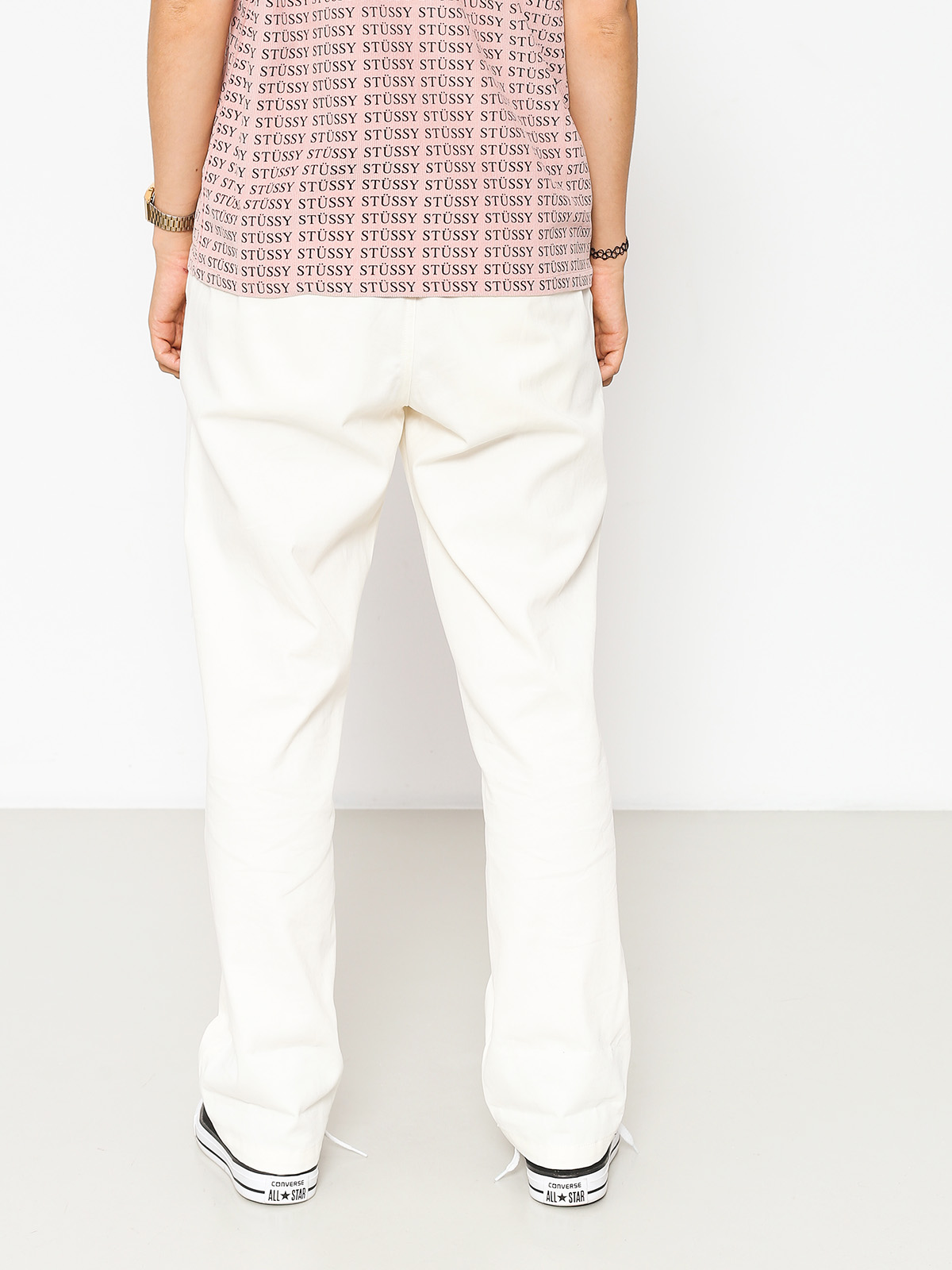 Kisnadrág Stussy Twill Standard Wmn (off white)