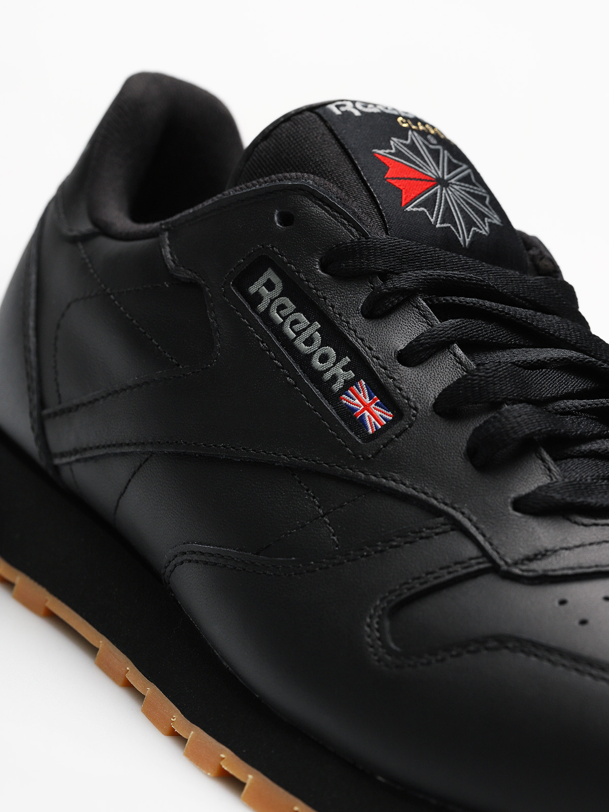 Reebok Cl Lthr Cipők (black/gum)