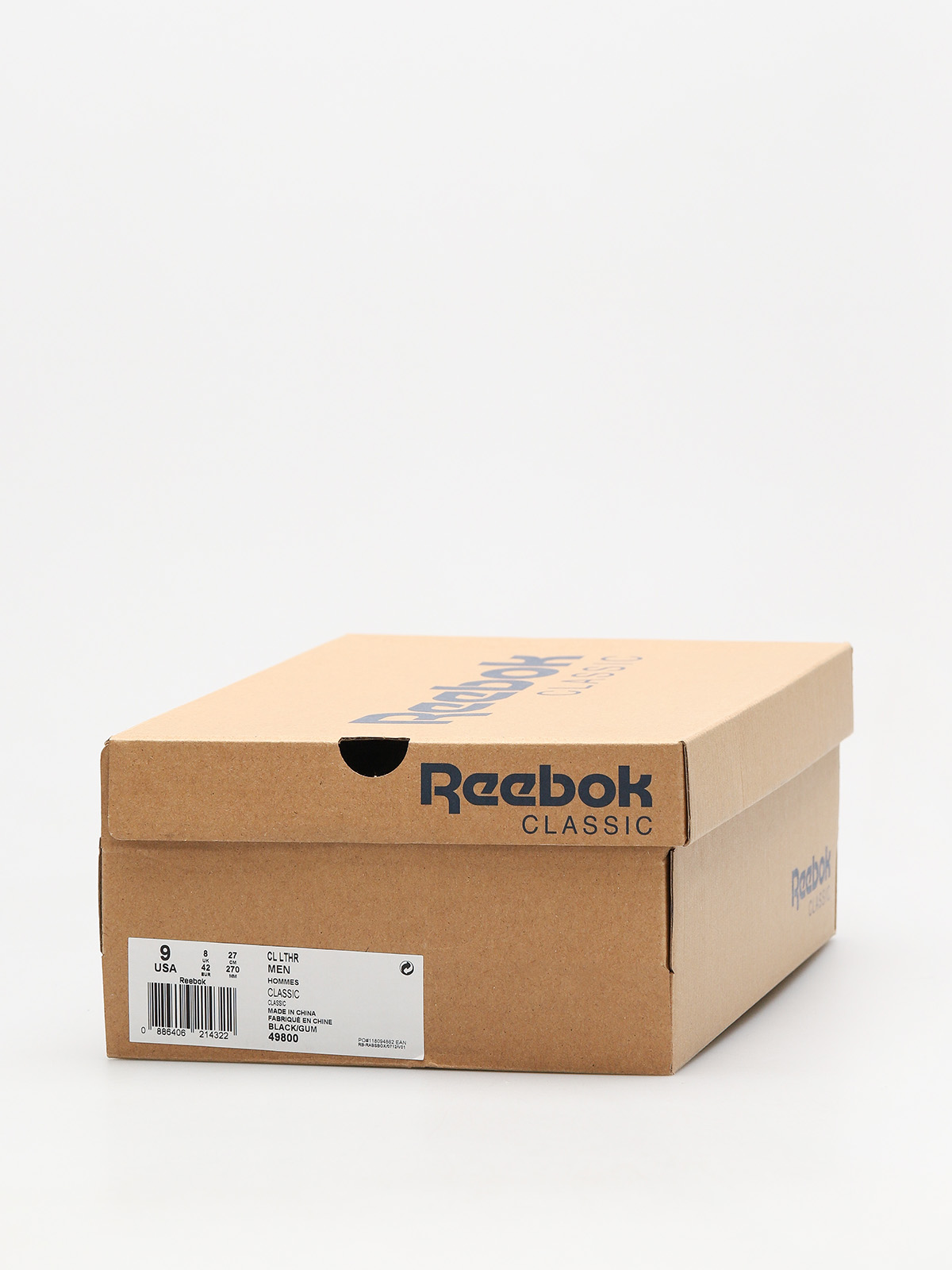 Reebok Cl Lthr Cipők (black/gum)