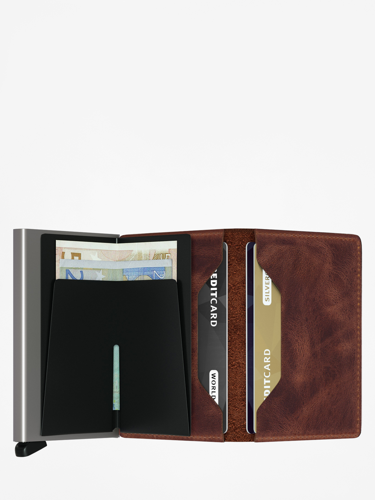 Secrid Slimwallet Pénztárca (brown)