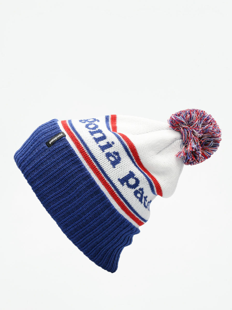 Sapka Patagonia Powder Town Beanie (park stripe viking blue)