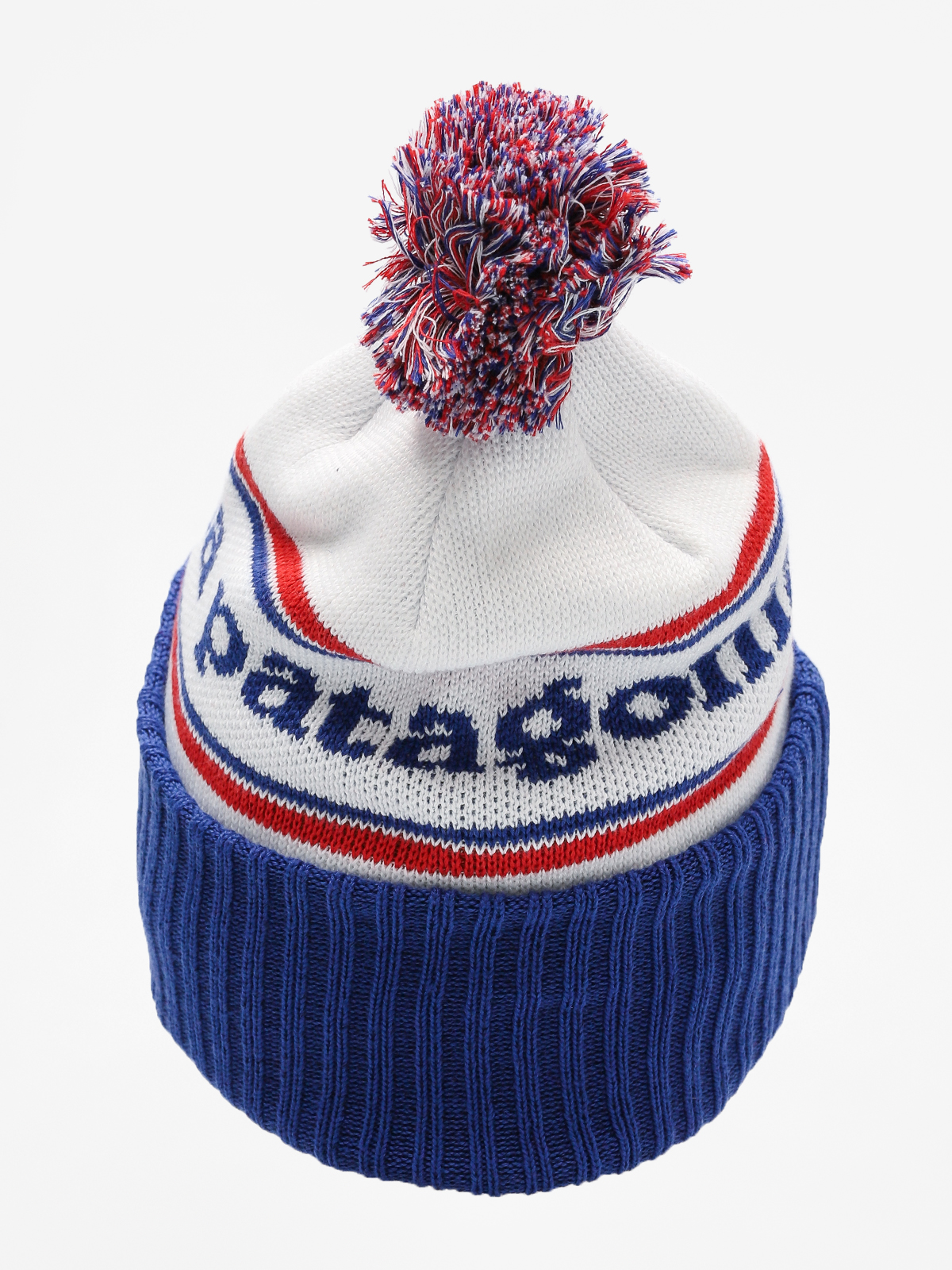 Sapka Patagonia Powder Town Beanie (park stripe viking blue)