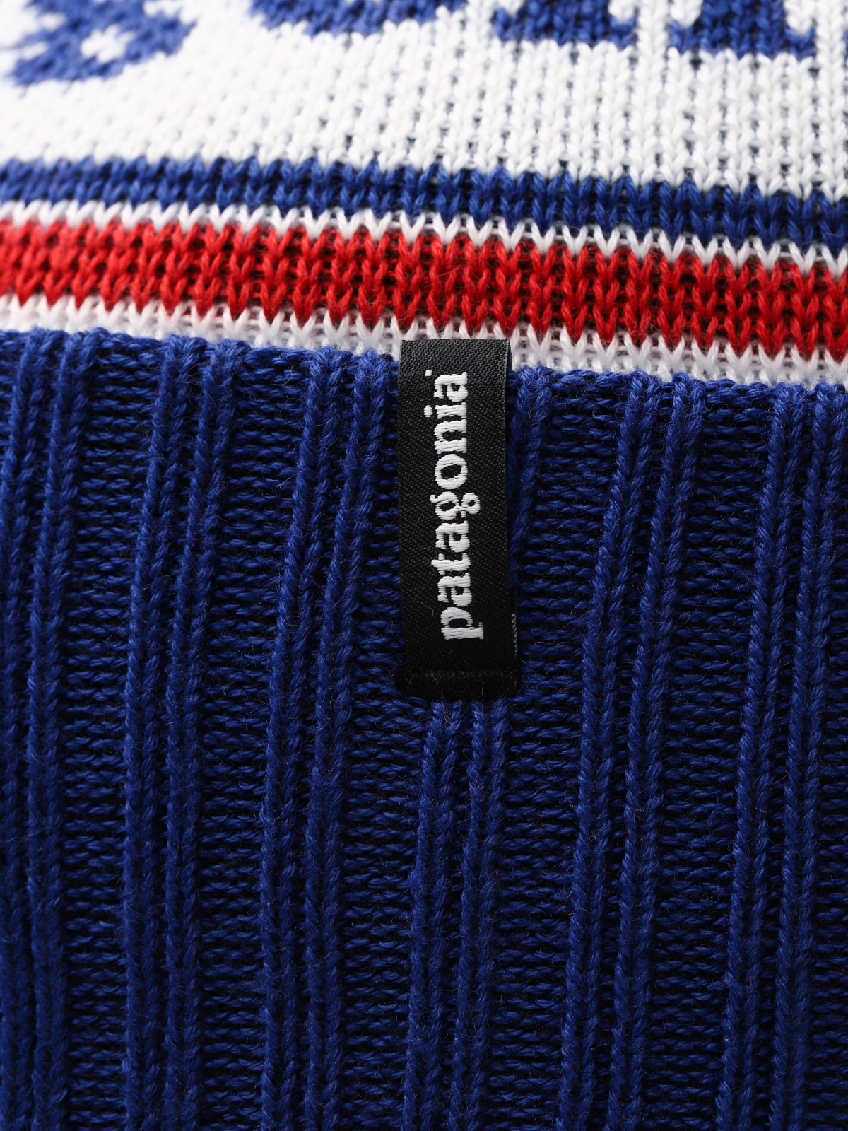 Sapka Patagonia Powder Town Beanie (park stripe viking blue)