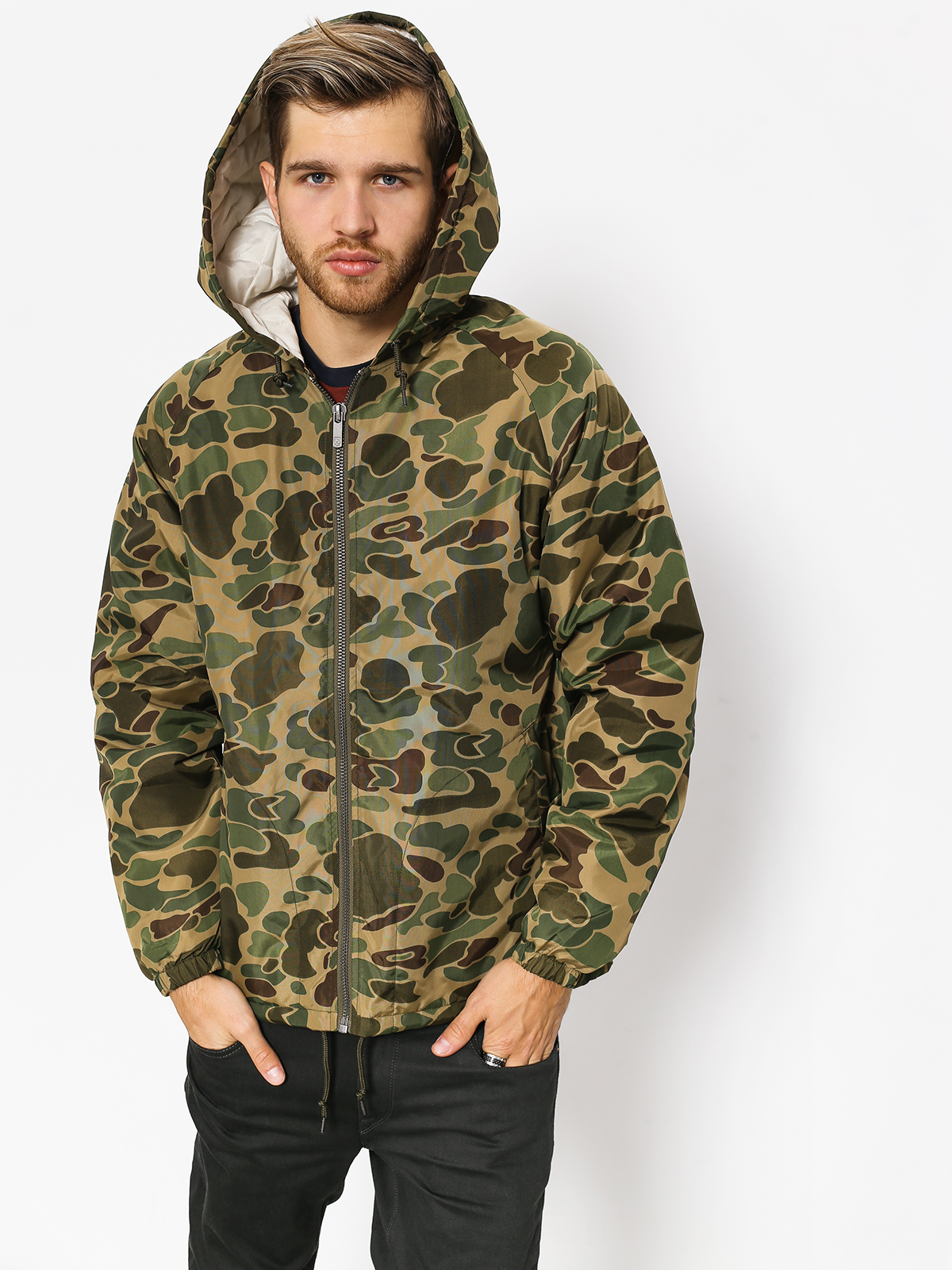 Brixton Claxton Sherpa Dzseki (olive camo)