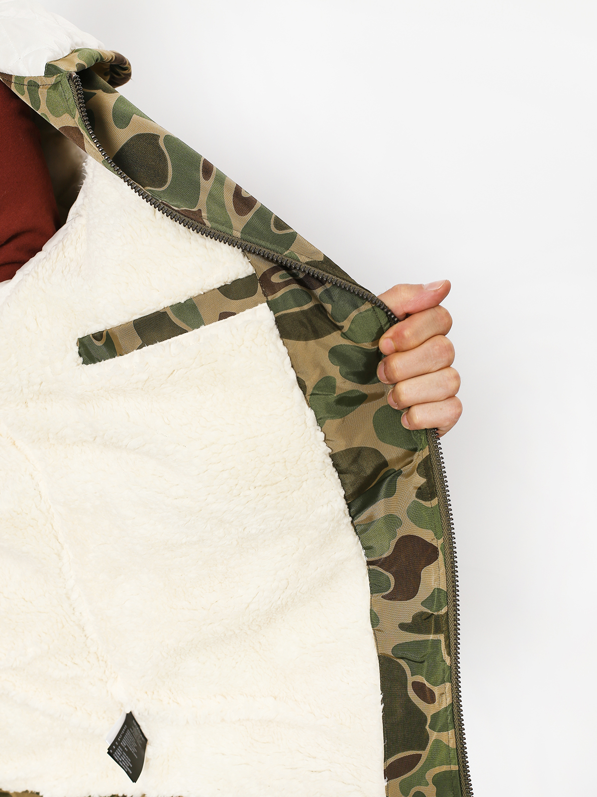 Brixton Claxton Sherpa Dzseki (olive camo)