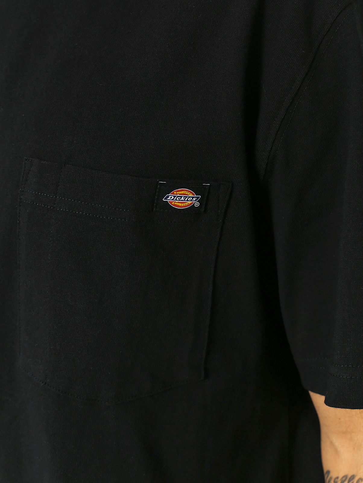 Ujjatlan felső Dickies Pocket (black)