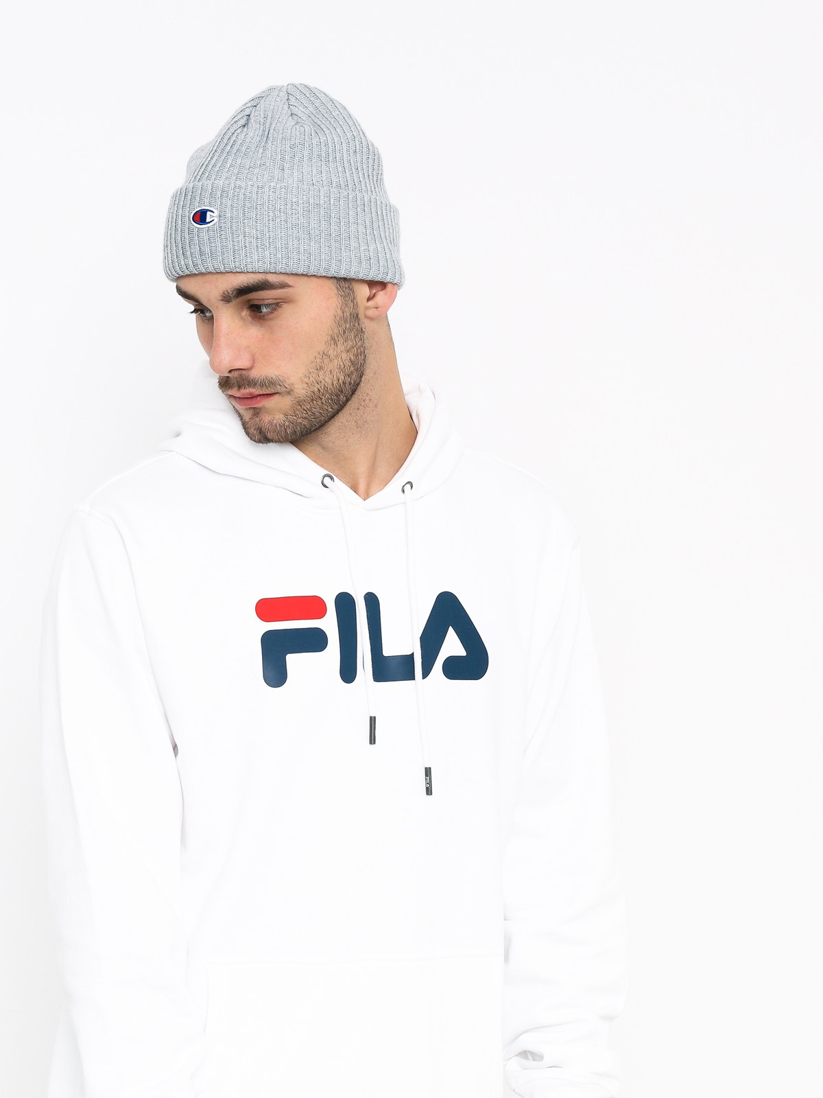 Fila Pure HD Kapucnis pulóver (bright white)