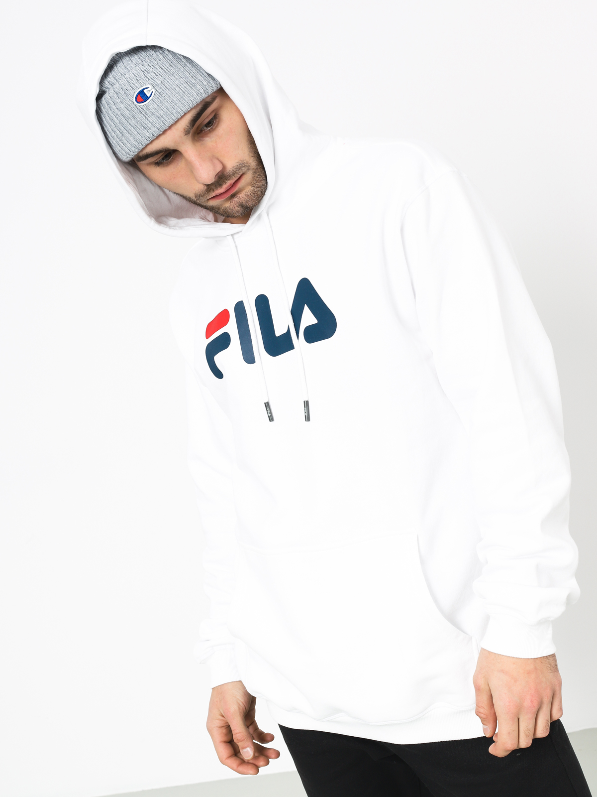 Fila Pure HD Kapucnis pulóver (bright white)