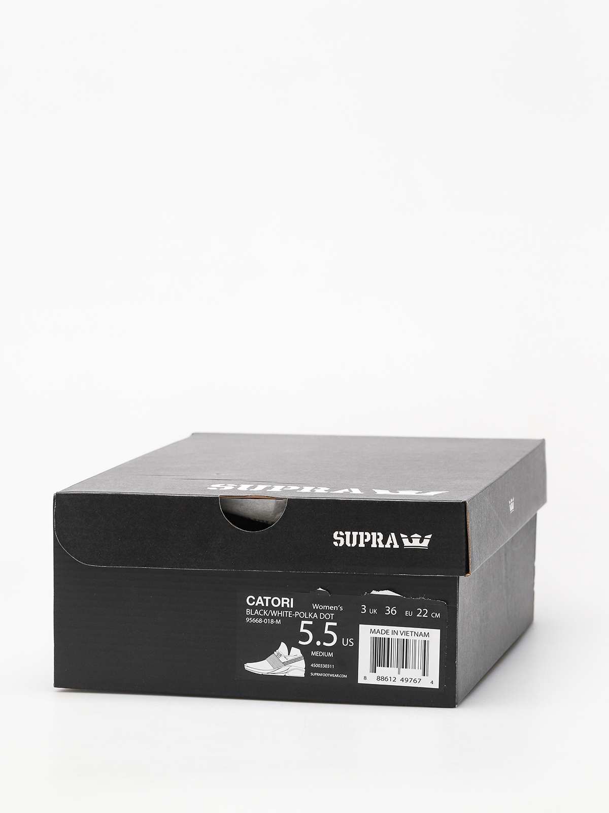 Supra Catori Wmn Cipők (black/white polka dot)